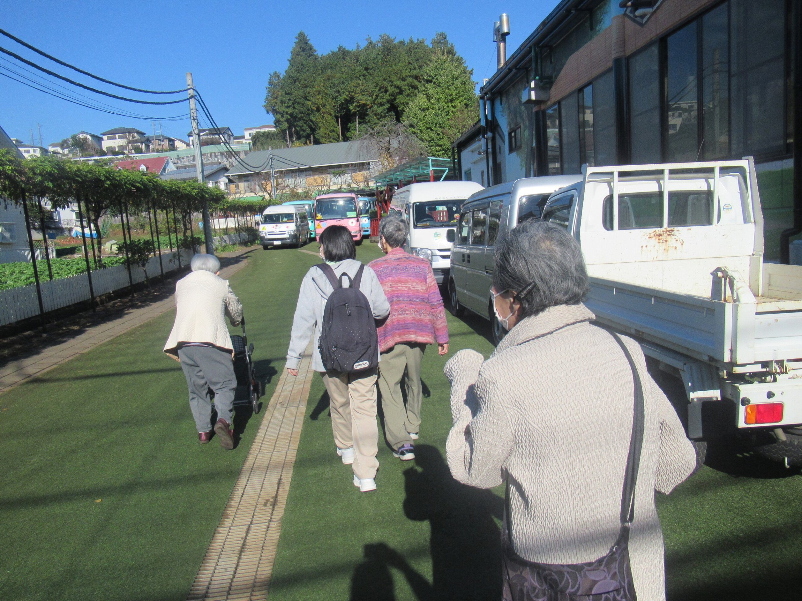 保育園児との交流-2　ニチイホーム柿生