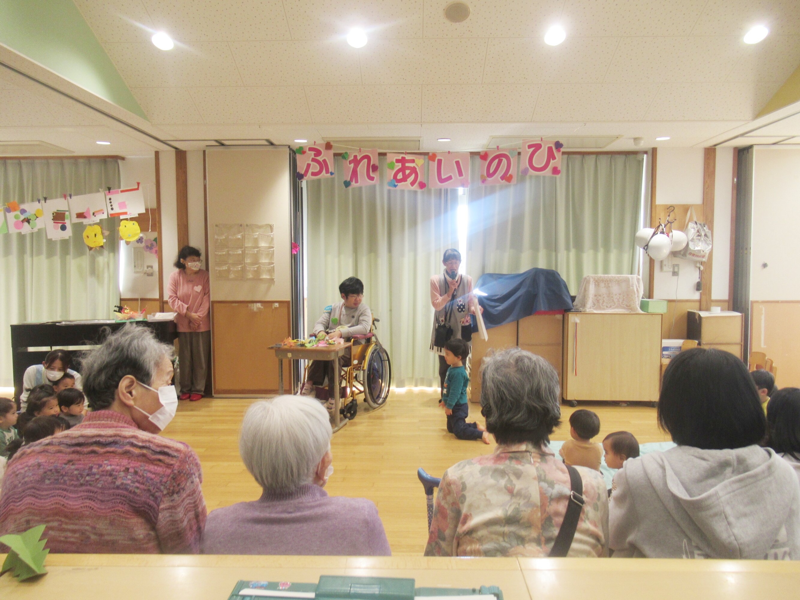 保育園児との交流-1　ニチイホーム柿生