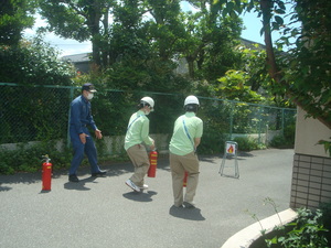 防災訓練　ニチイホーム西国分寺