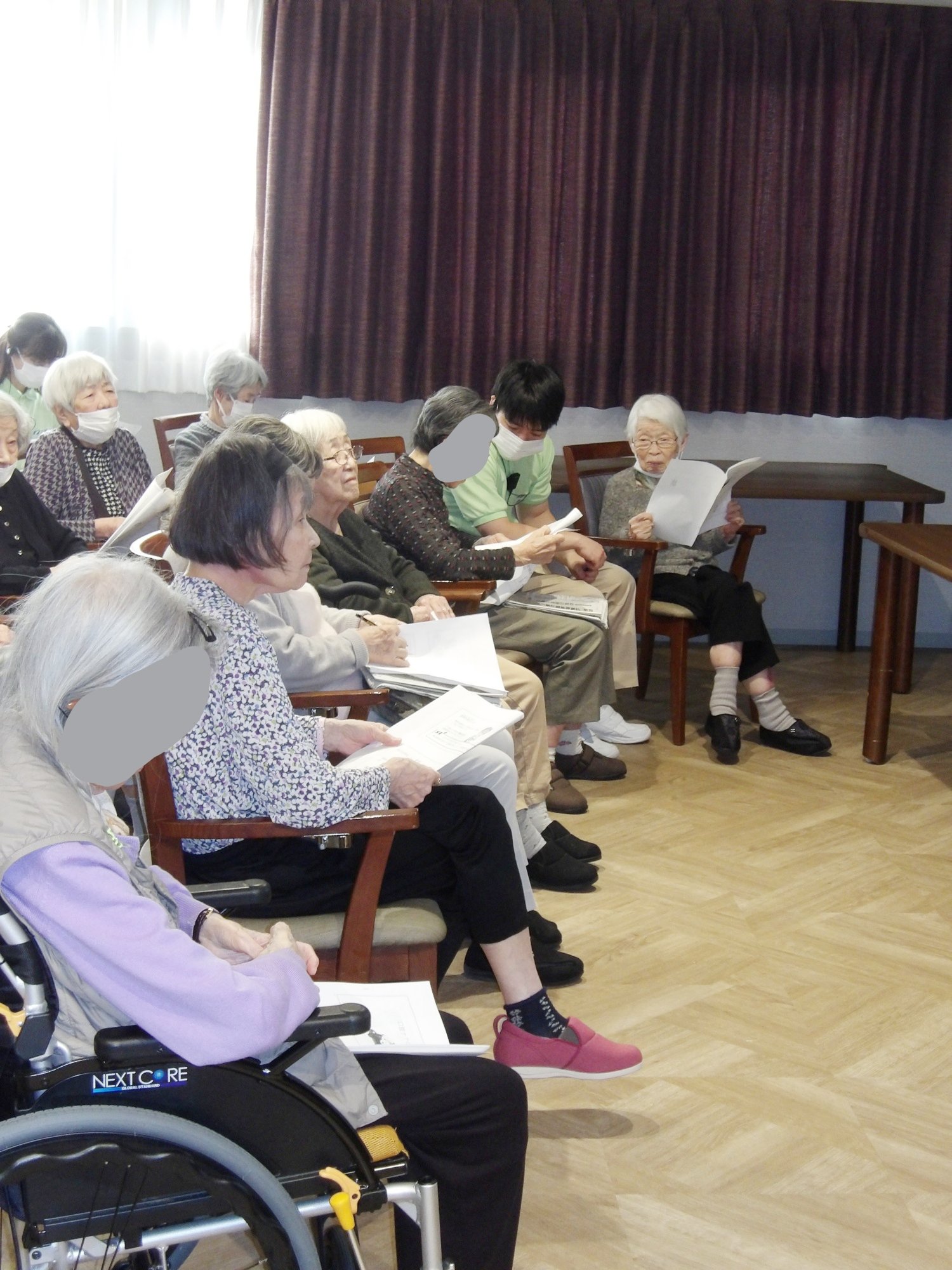 「歯磨きで肺炎予防！」勉強会-3　ニチイホーム野方