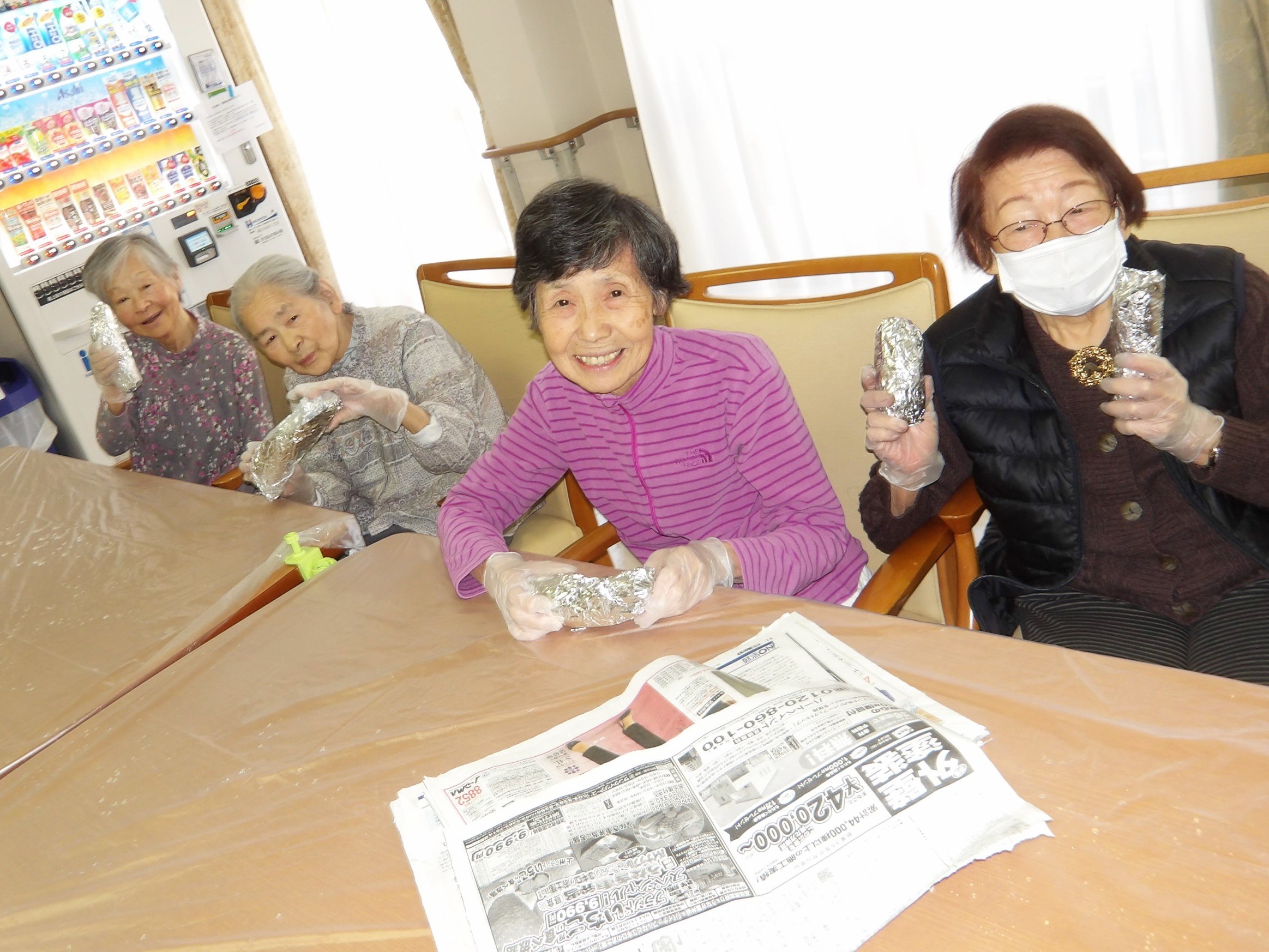 焼き芋試食会②-4　ニチイホーム東府中