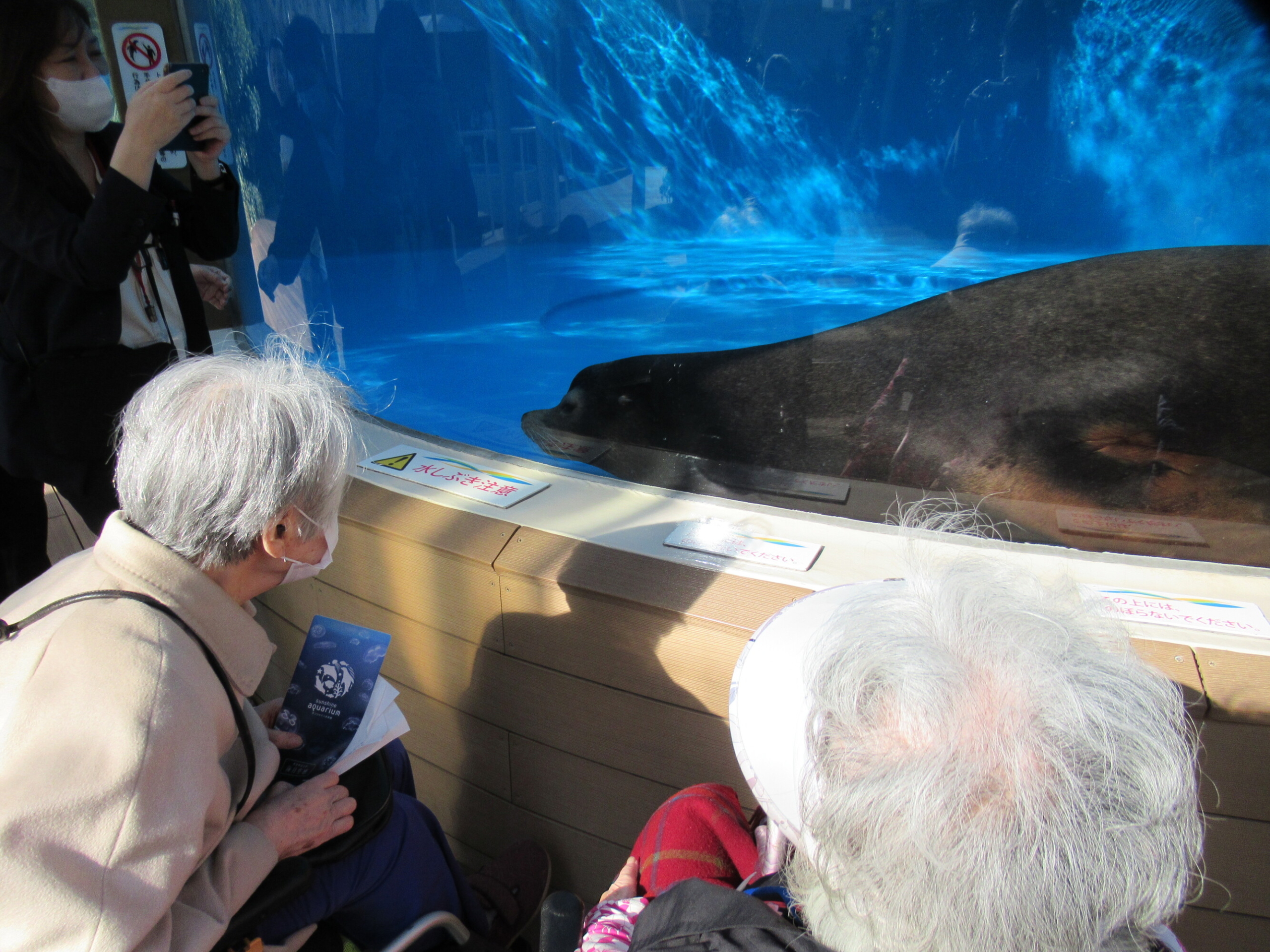 合同イベントで池袋水族館へ-5　ニチイホーム目白