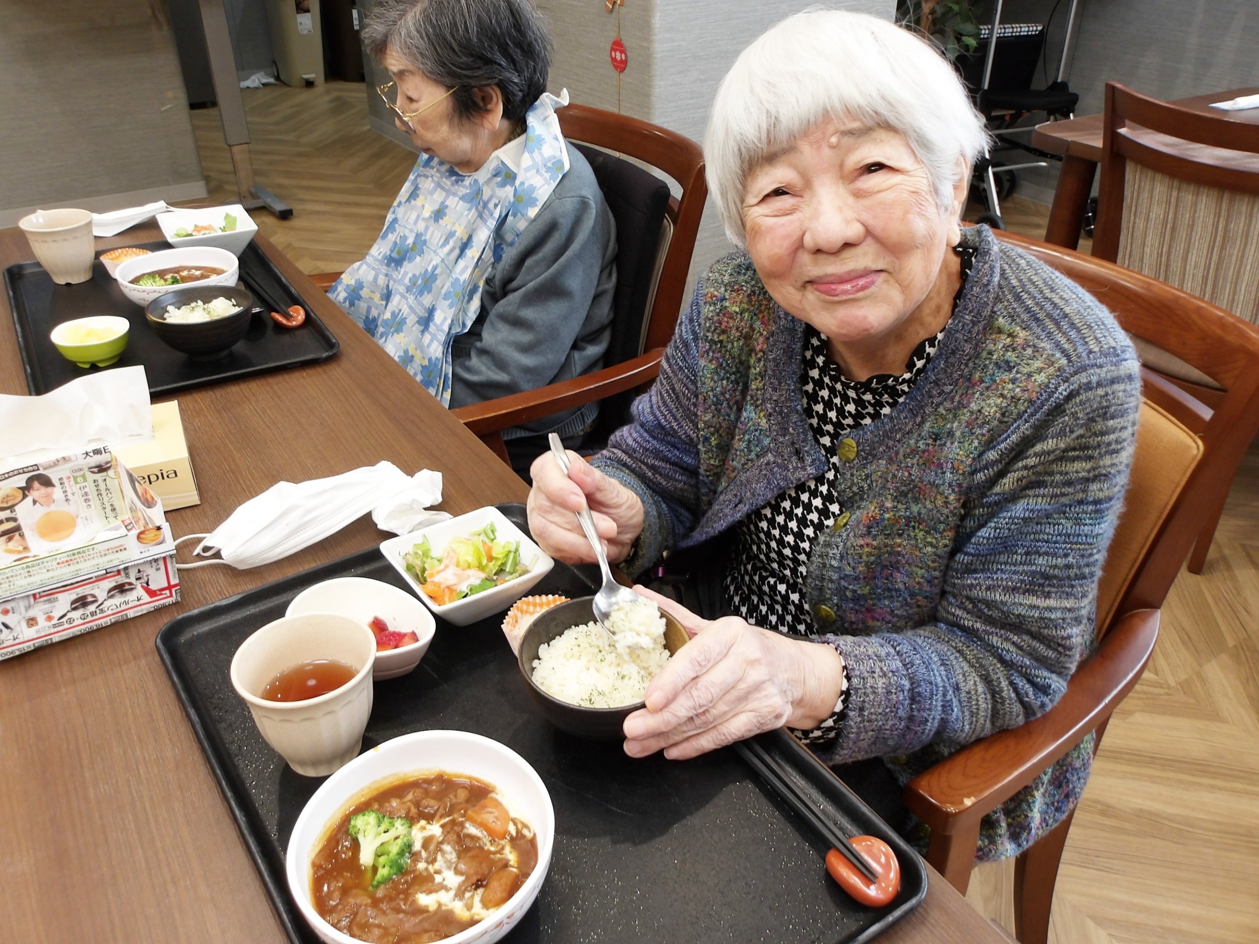 クリスマスランチ＆撮影会-1　ニチイホーム野方