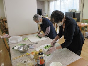 そうめん作り　ニチイホーム鷺沼