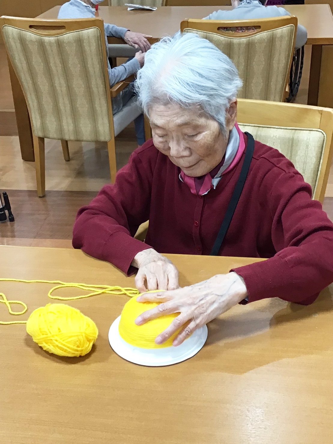 アート帽子作り-2　ニチイホーム板橋徳丸