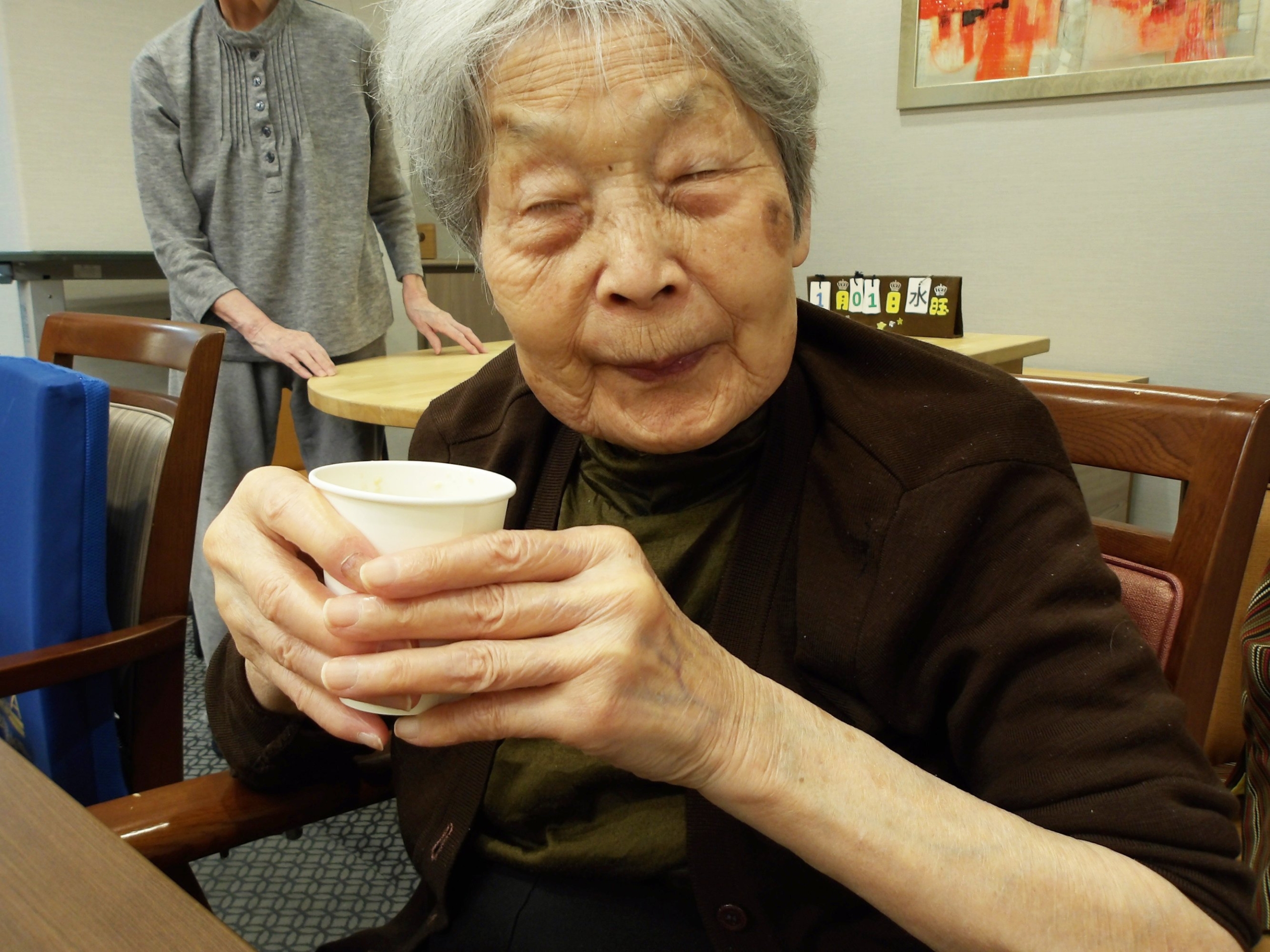 甘酒でほっこり-5　ニチイホーム野方