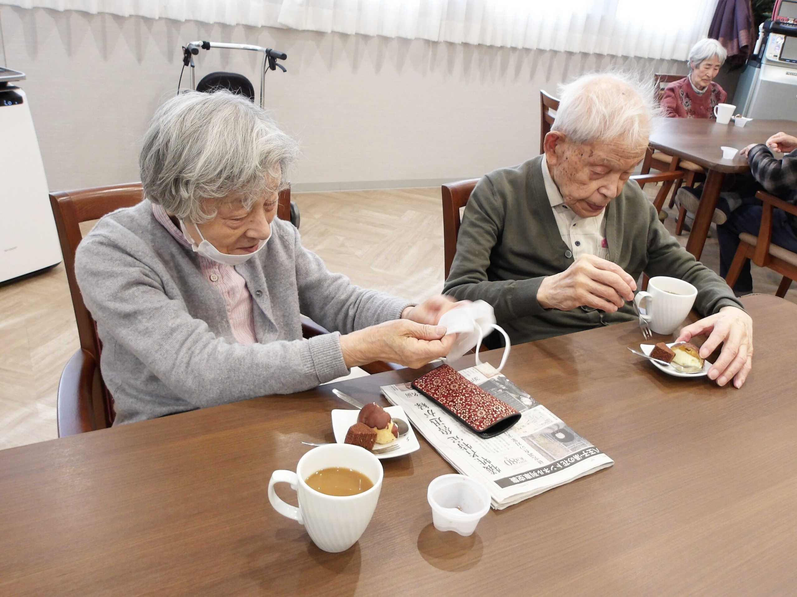 バレンタインデーにデザートバイキング-4　ニチイホーム野方